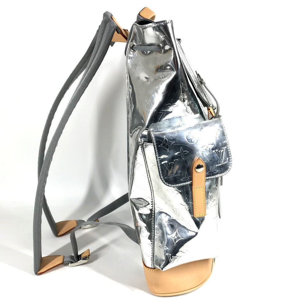 LOUIS VUITTON M58756 モノグラムミラー バックパックPM バックパック PM バックパック カバン リュックサック レザー ユニセックス シルバー