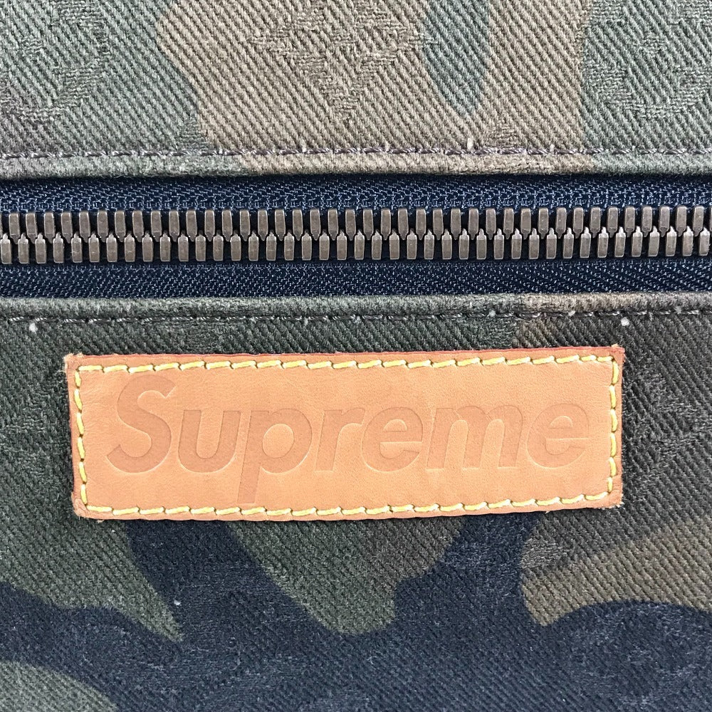 LOUIS VUITTON M44200 Supreme シュプリーム コラボ アポロ カバン バックパック カモフラ 迷彩 リュックサック キャンバス メンズ グリーン