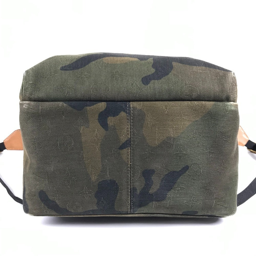 LOUIS VUITTON M44200 Supreme シュプリーム コラボ アポロ カバン バックパック カモフラ 迷彩 リュックサック キャンバス メンズ グリーン