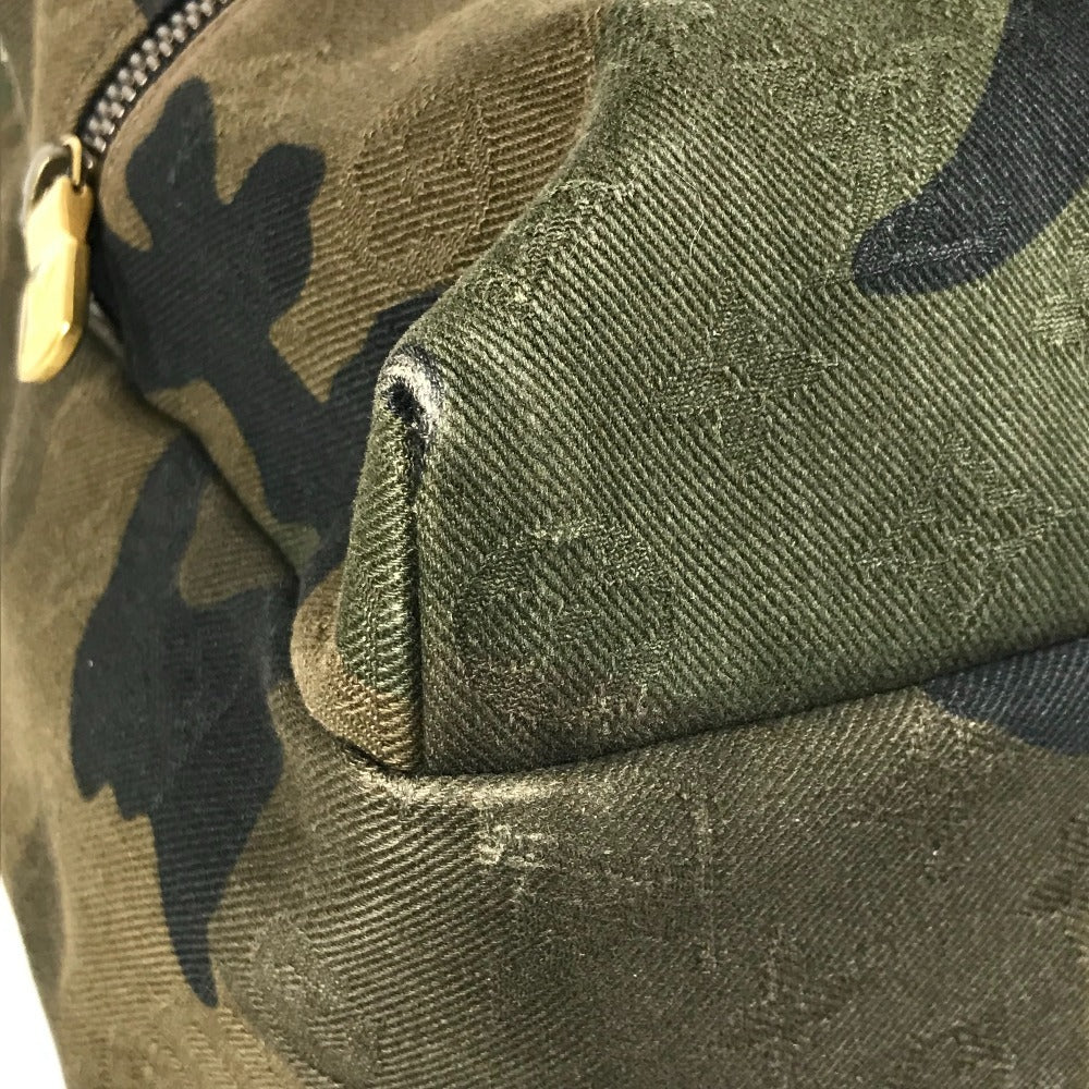 LOUIS VUITTON M44200 Supreme シュプリーム コラボ アポロ カバン バックパック カモフラ 迷彩 リュックサック キャンバス メンズ グリーン