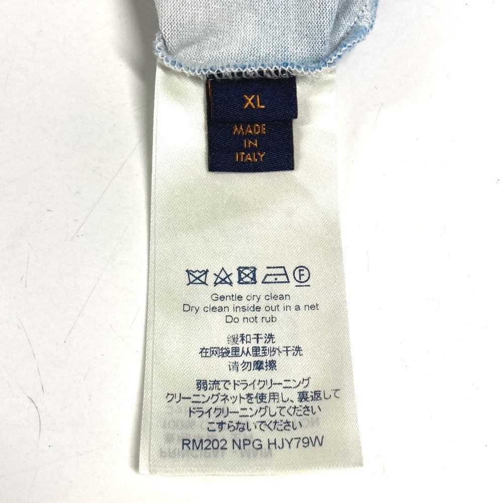 LOUIS VUITTON 1A89U6 LV ロゴ 雲 クラウドプリント トップス アパレル 半袖 RM202 半袖Ｔシャツ コットン メンズ ブルー