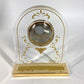 MIKIMOTO Set of 2 Photo Frames and Watches Table clock & photo frame set Pearl Table clock Glass clear/Gold Used