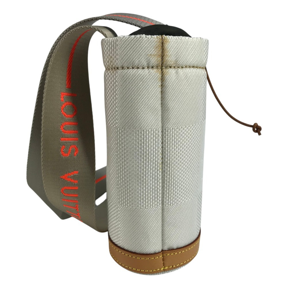 LOUIS VUITTON 不明 Damier Geant LVCUP Bottle holder Crossbody Pochette bag Shoulder Bag Damier GeantCanvas White Used