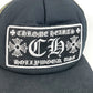 CHROME HEARTS logo camouflage mesh hat cap baseball cap cotton Black/Green Used