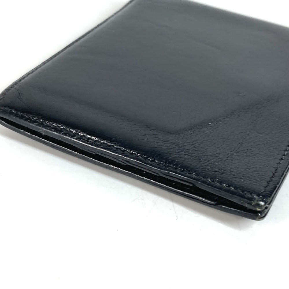 HERMES MC2 Thales Compact wallet Folded wallet Leather Black Used