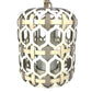 LOUIS VUITTON R95483 Interior decoration, ornament, light, electric, portable lantern Lantern PM, made by Zanellato/Boltotto. Object Nomad object Leather / Glass milk White Used