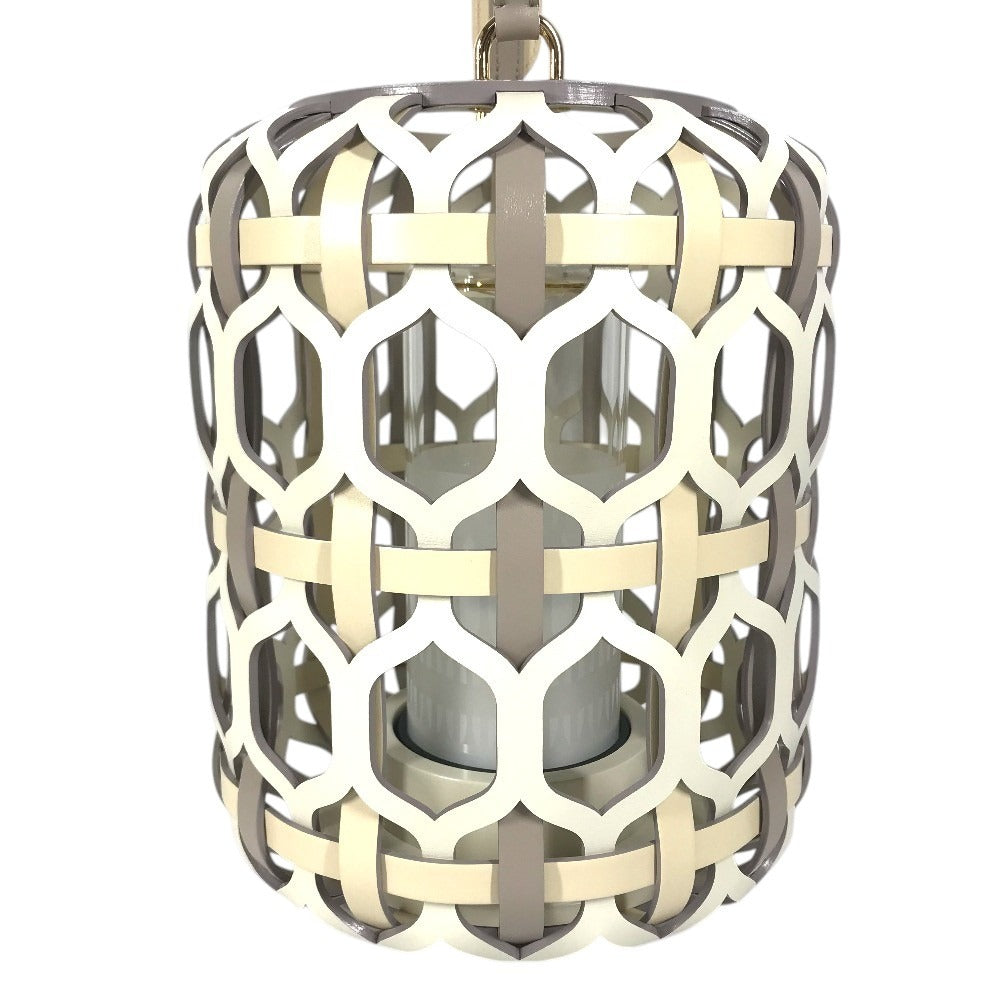 LOUIS VUITTON R95483 Interior decoration, ornament, light, electric, portable lantern Lantern PM, made by Zanellato/Boltotto. Object Nomad object Leather / Glass milk White Used