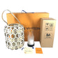 LOUIS VUITTON R95483 Interior decoration, ornament, light, electric, portable lantern Lantern PM, made by Zanellato/Boltotto. Object Nomad object Leather / Glass milk White Used