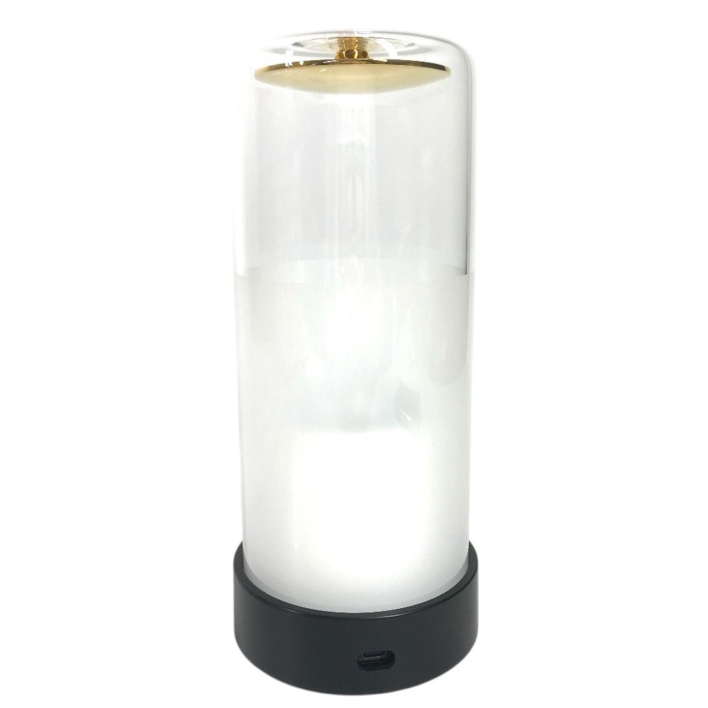 LOUIS VUITTON R95483 Interior decoration, ornament, light, electric, portable lantern Lantern PM, made by Zanellato/Boltotto. Object Nomad object Leather / Glass milk White Used