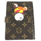 LOUIS VUITTON R20011 Monogram Panda by Takashi Murakami AgendaPM Agenda PM System notebook stationery Notebook cover MonogramCanvas Brown Used