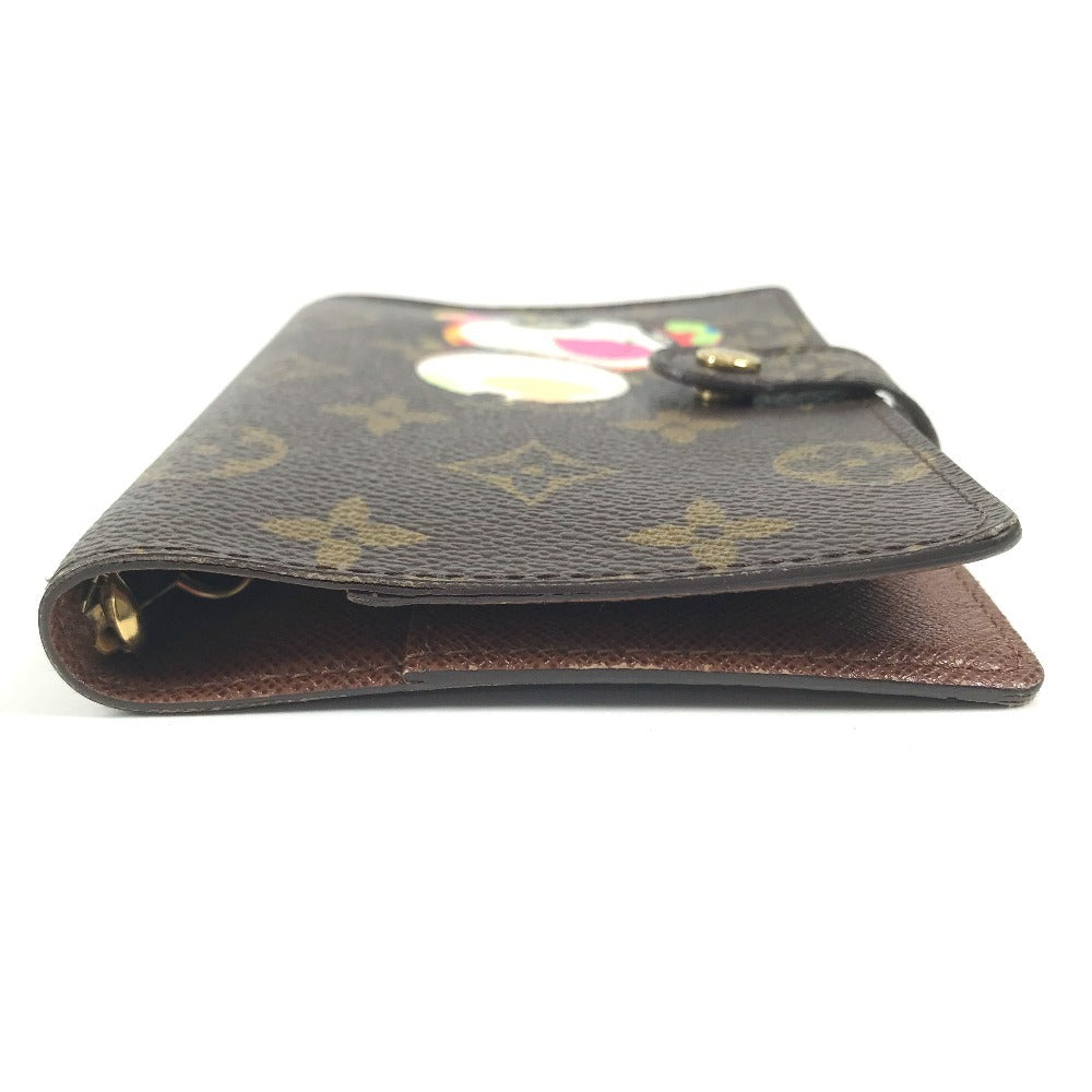 LOUIS VUITTON R20011 Monogram Panda by Takashi Murakami AgendaPM Agenda PM System notebook stationery Notebook cover MonogramCanvas Brown Used