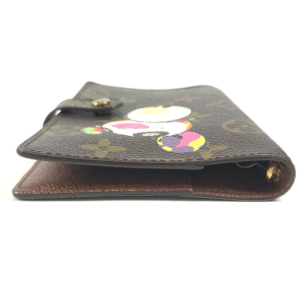 LOUIS VUITTON R20011 Monogram Panda by Takashi Murakami AgendaPM Agenda PM System notebook stationery Notebook cover MonogramCanvas Brown Used