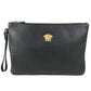 VERSACE Medusa logo (3D) Bag with Strap Cluch Bag Pouch Clutch bag Leather Black/Gold Used