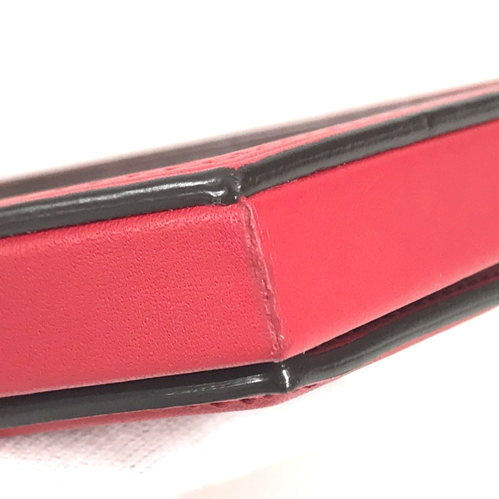 LOUIS VUITTON GI0093 LV logo photo frame photo stand Photo frame Leather Red Used