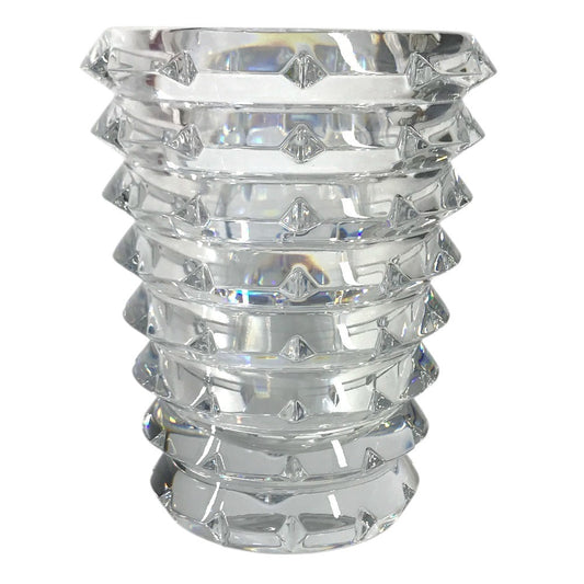 Baccarat interior Arlucan Flower base vase Glass clear Used