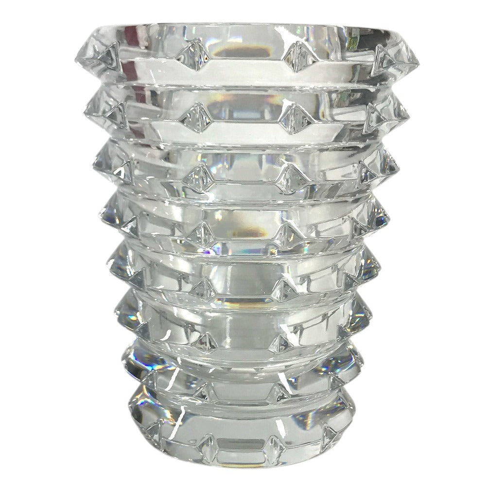 Baccarat interior Arlucan Flower base vase Glass clear Used