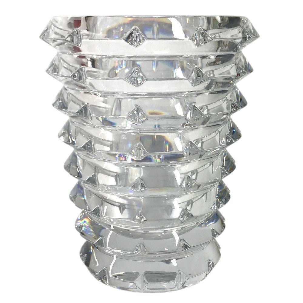 Baccarat interior Arlucan Flower base vase Glass clear Used