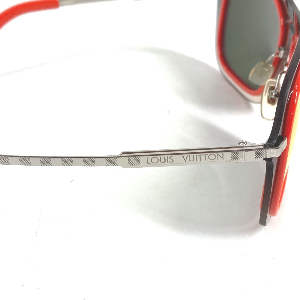 LOUIS VUITTON Z0302U logo glasses glasses eyewear sunglasses Plastic Orange Used