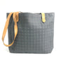 HERMES Amedaba Cabas Du Poche Tote Bag shoulder bag Shoulder Bag cotton gray Used