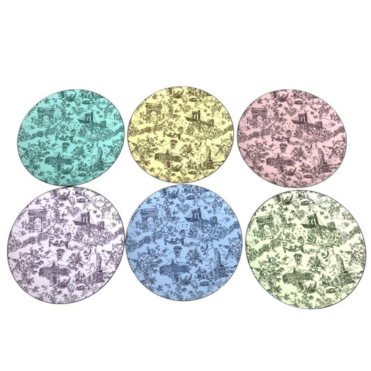 TIFFANY&Co. 74156002 plate tableware interior Set of 6 dessert plates TIFFANY&Co. Toiletry The dishes Multicolore Used