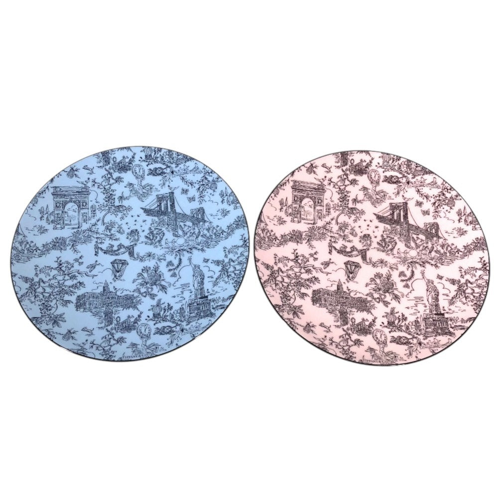 TIFFANY&Co. 74156002 plate tableware interior Set of 6 dessert plates TIFFANY&Co. Toiletry The dishes Multicolore Used
