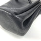 HERMES Vespa Drawstring pouch for small items Pouch Leather Black Used