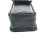 VERSACE vintage Sunburst Logo Mobile Phone Pouch Flap Chain Bag Hand Bag Embossed Leather Black Used
