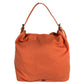 FENDI FF logo Handbag, Mini drawstring bag, Tote bag Shoulder Bag Nylon canvas Orange Based Used