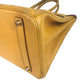 HERMES Birkin35 Birkin 35 Bag Tote Bag Hand Bag Leather Jaune yellow/GoldHardware Used
