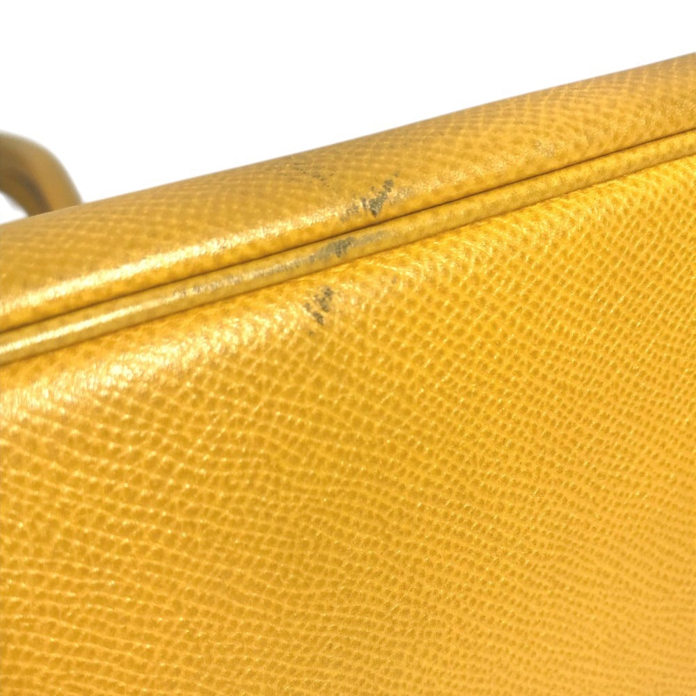 HERMES Birkin35 Birkin 35 Bag Tote Bag Hand Bag Leather Jaune yellow/GoldHardware Used
