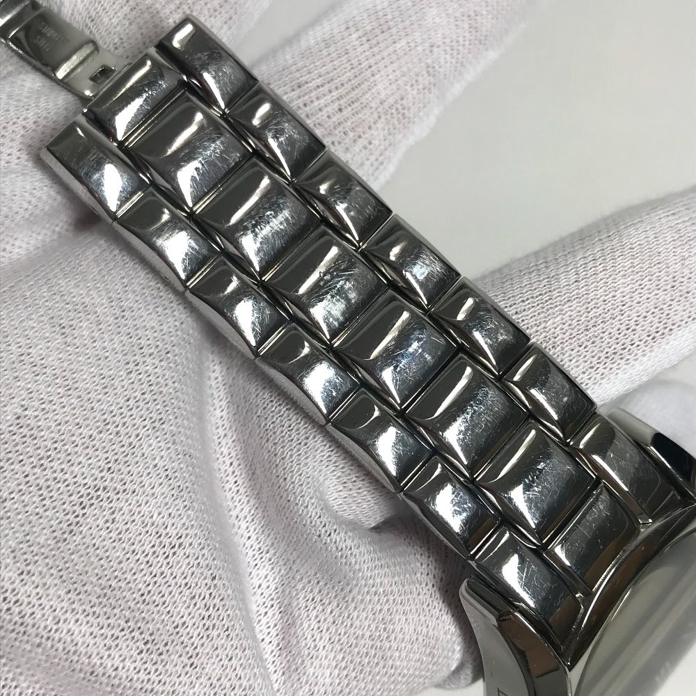 Emporio Armani AR-0680 Classic series quartz Wristwatch Stainless Steel Black Used