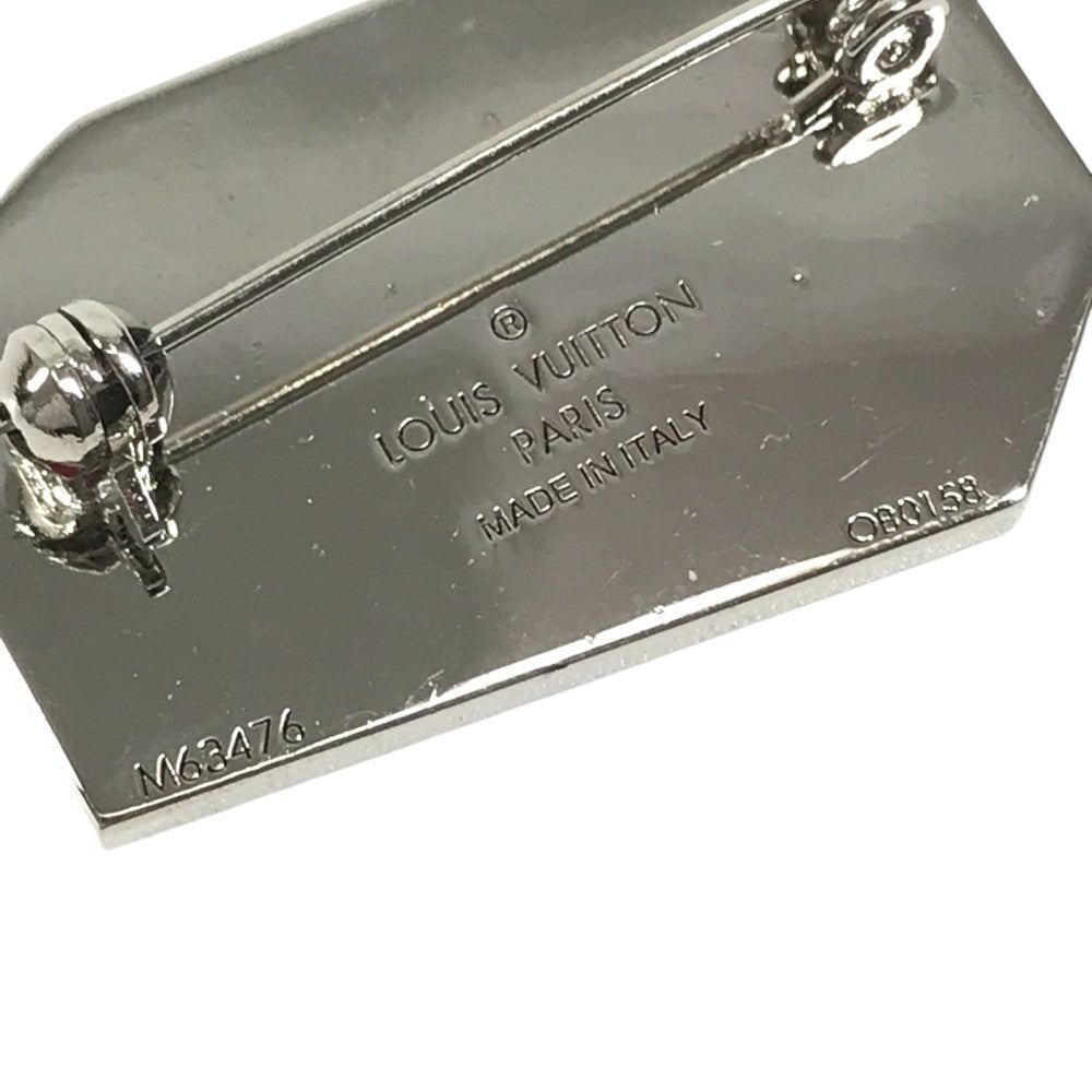 LOUIS VUITTON M63476 2018 TIME CAPSULE Exhibition Hankyu Limited Edition Trunk & Airplane & LV Logo Accessory 3-piece set Brooch Metal Multicolore/Silver Used