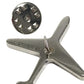 LOUIS VUITTON M63476 2018 TIME CAPSULE Exhibition Hankyu Limited Edition Trunk & Airplane & LV Logo Accessory 3-piece set Brooch Metal Multicolore/Silver Used