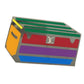 LOUIS VUITTON M63476 2018 TIME CAPSULE Exhibition Hankyu Limited Edition Trunk & Airplane & LV Logo Accessory 3-piece set Brooch Metal Multicolore/Silver Used