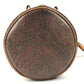 ETRO Paisley pattern Shoulder bag, cylindrical shape Hand Bag Leather/Canvas Brown Used