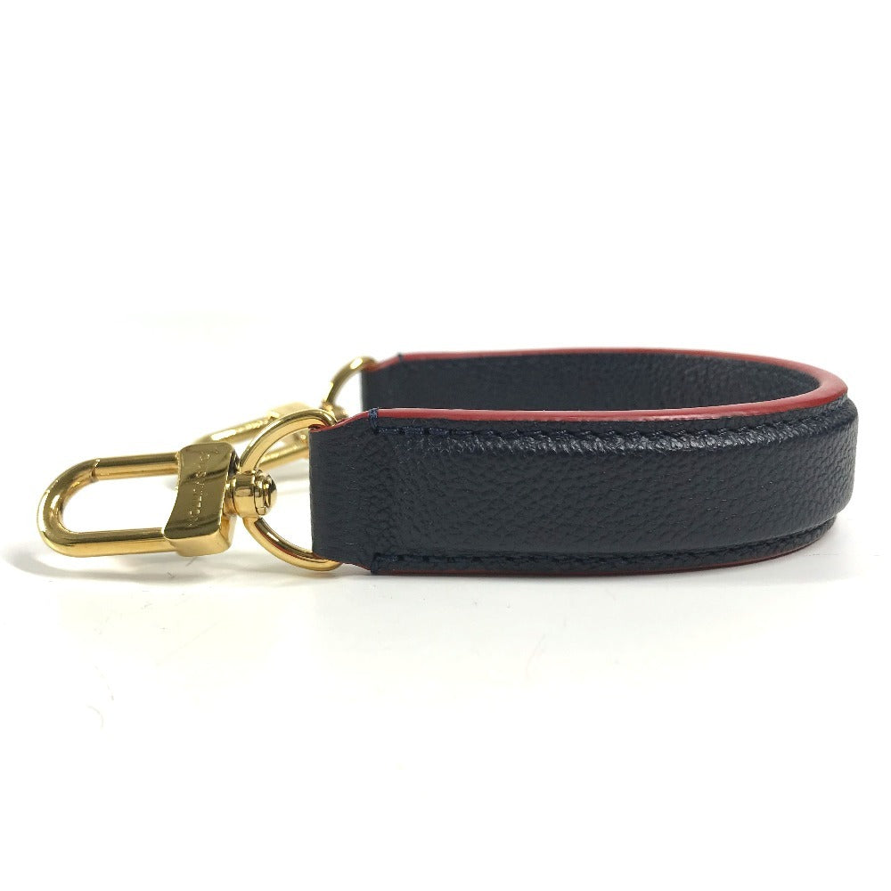 LOUIS VUITTON 不明 Hand strap strap Leather Navy/Red Used