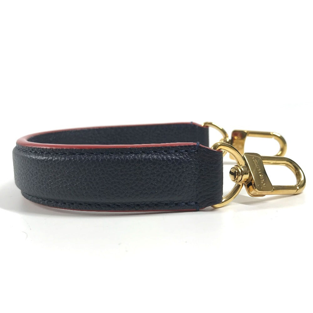 LOUIS VUITTON 不明 Hand strap strap Leather Navy/Red Used