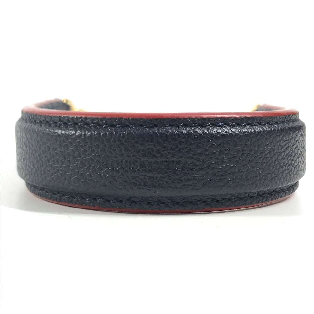 LOUIS VUITTON 不明 Hand strap strap Leather Navy/Red Used