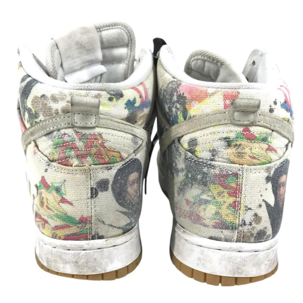 NIKE FD8779-100 Supreme Collaboration SB DUNK HIGH OG QS Rammellzee Rammellzee SB Dunk High OG QS Shoes sneakers Canvas White/Multicolore Used