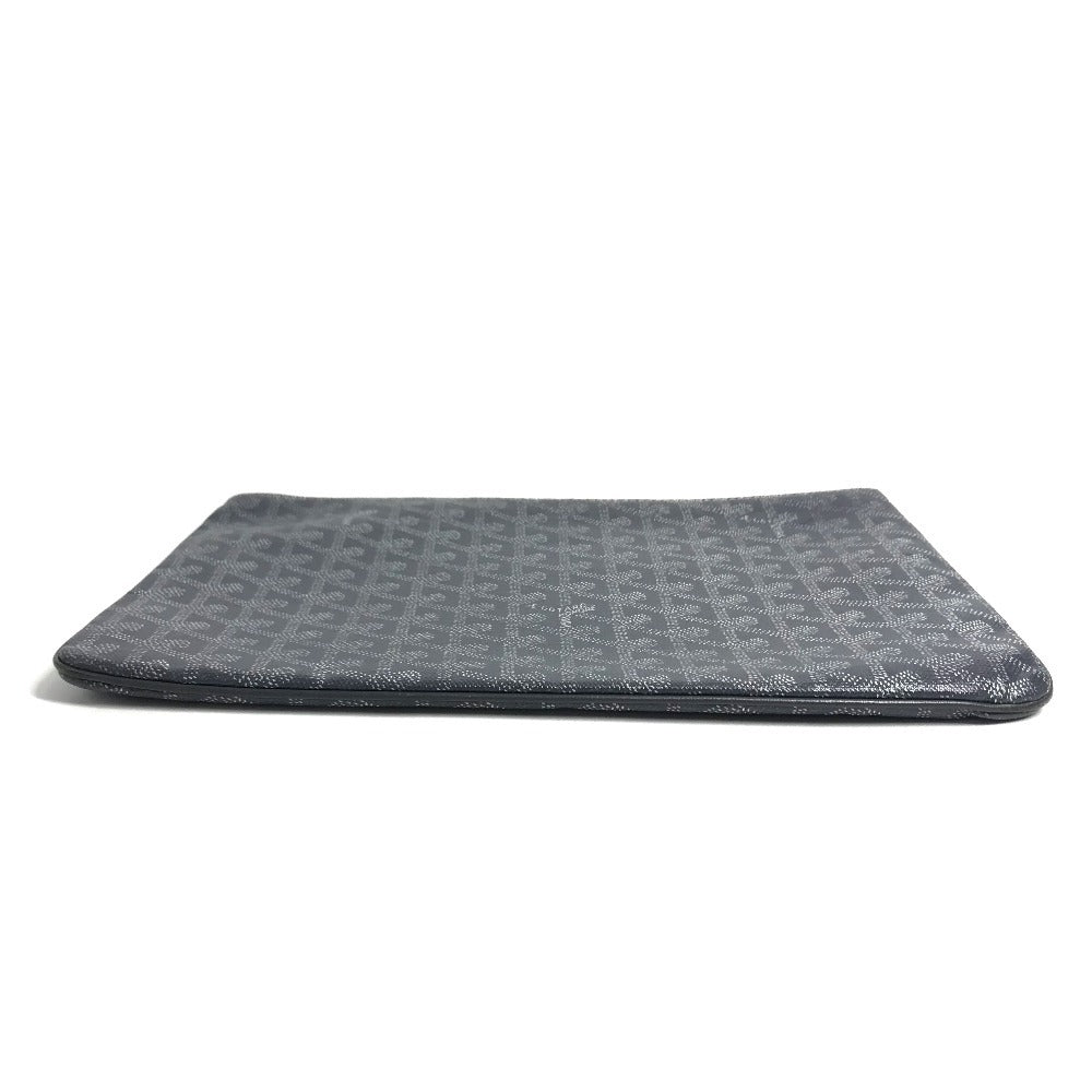 GOYARD Sena MM Sena MM Pouch Cluch Bag Bag Clutch bag PVC/Leather gray Used