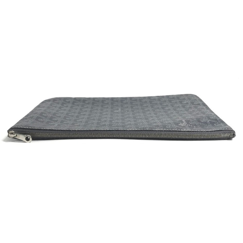 GOYARD Sena MM Sena MM Pouch Cluch Bag Bag Clutch bag PVC/Leather gray Used