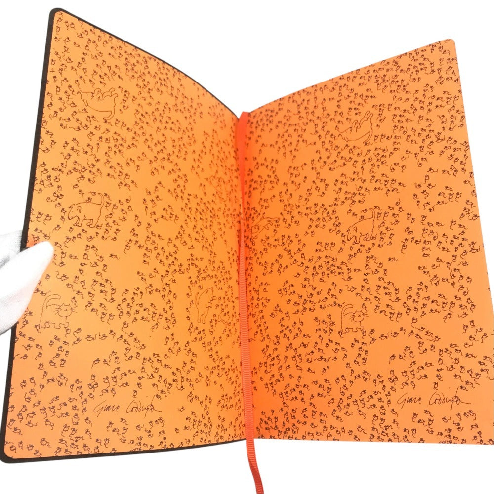LOUIS VUITTON GI0358 Monogram Catgram Cay Clemence Cat Memo pad Stationery notebook MonogramCanvas Brown Used