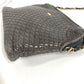 BALLY vintage Logo Quilted Fringe Tassel Twist Chain Bag Pochette Crossbody Shoulder Bag Leather gray Used