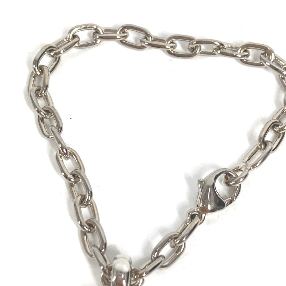 CARTIER T1220148 Charm Key Holder Bag Charm 2C Decor Charm Logo Necklace Choker Chain Necklace Accessory Pendant top Metal Silver Used