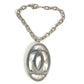 CARTIER T1220148 Charm Key Holder Bag Charm 2C Decor Charm Logo Necklace Choker Chain Necklace Accessory Pendant top Metal Silver Used