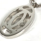 CARTIER T1220148 Charm Key Holder Bag Charm 2C Decor Charm Logo Necklace Choker Chain Necklace Accessory Pendant top Metal Silver Used