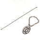 CARTIER T1220148 Charm Key Holder Bag Charm 2C Decor Charm Logo Necklace Choker Chain Necklace Accessory Pendant top Metal Silver Used