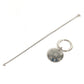 CARTIER Charm Key Holder Bag Charm Charm with full logo Necklace Choker Chain Necklace Accessory Pendant top Metal Silver Used