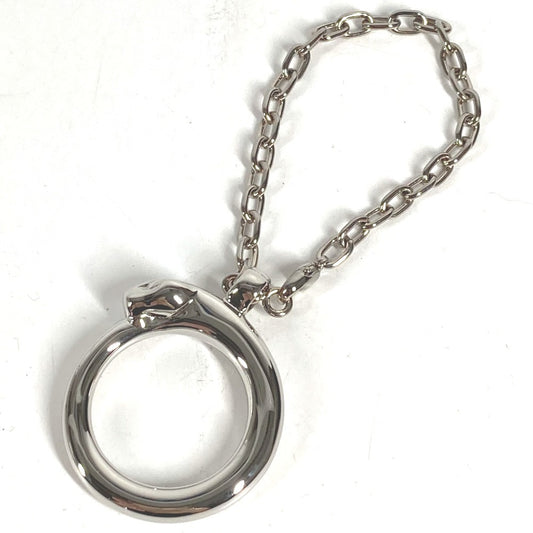 CARTIER Charm Key Holder Bag Charm PANTHERE Charm Necklace Choker Chain Necklace Accessory Pendant top Metal Silver Used