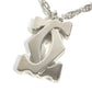 CARTIER Charm Key Holder Bag Charm charm logo Necklace Choker Chain Necklace Accessory Pendant top Metal Silver Used